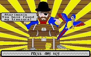 Treasure Search atari screenshot